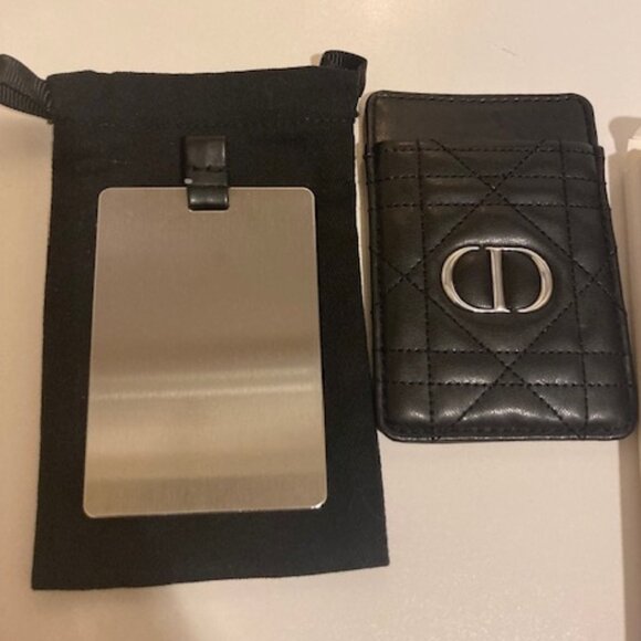 BLACK DIOR MIRROR WITH CASE - Picture 3 of 7